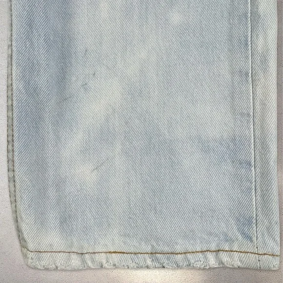 Re/Done x Levis 90s Relaxed Straight Jeans‎ Womens 25 Light Blue Distressed